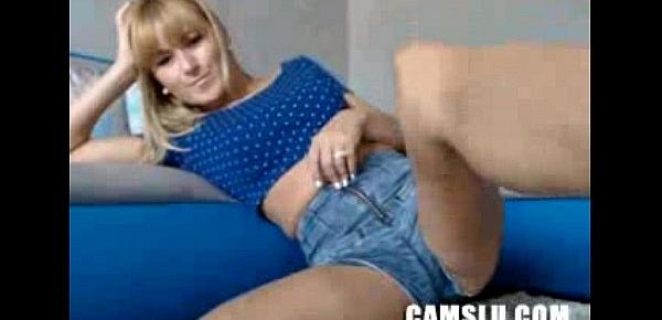  Fantastik teen blond dildos her slut for our pleasure